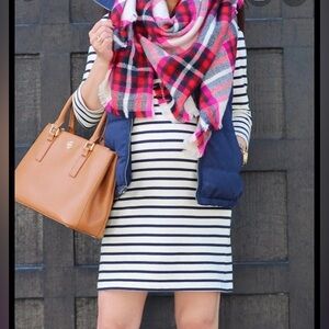 EXPRESS PLAID BLANKET  SCARF MULTICOLOR